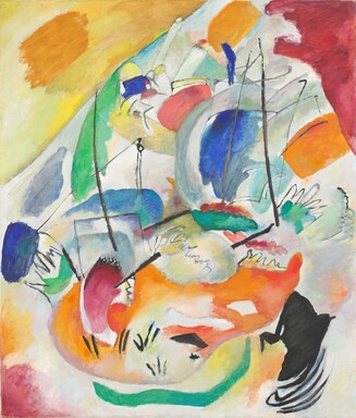 abstract art piece by Wassily Kandinsky