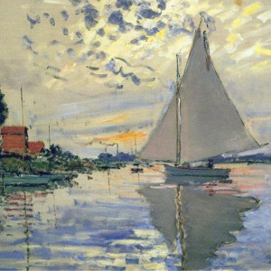 Make Your Mark: Claude Monet's Sailboat at Le Petit-Gennevilliers