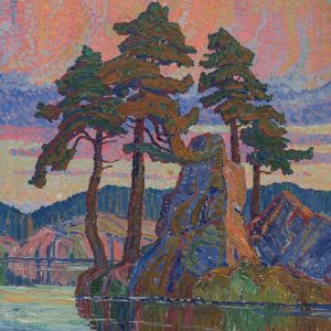 Make Your Mark: Birger Sandzen's "Lake at Sunset"