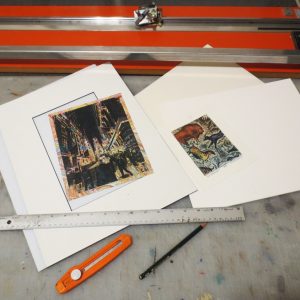 Make Your Mark: Matting Works on Paper